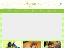 Tablet Screenshot of playgardennyc.com